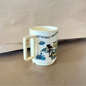 Vintage Walt Disney World Deka Train Cup